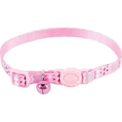 Collier pour chat Zolux - Rose - Nylon - Réglable - 520025ROS - Publicité Collier pour chat Zolux - Rose - Nylon - Réglable - 520025ROS - Publicité