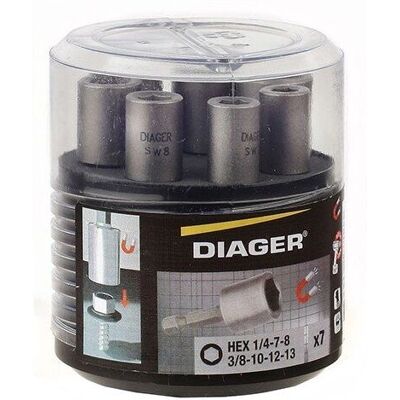Diager Juego de 7 vasos magnéticos bloqueo rápido Diager Juego de 7 vasos magnéticos bloqueo rápido