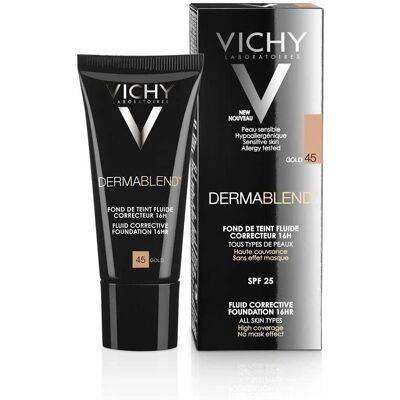Vichy Vysoce Krycí Make-up - 45 Zlato - Pro Citlivou Pokožku Vichy Vysoce Krycí Make-up - 45 Zlato - Pro Citlivou Pokožku