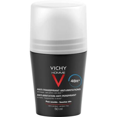 Vichy Homme 48h Anti-Irritations & Anti Perspirant Roll-on for Sensitive Skin (50ml) Vichy Homme 48h Anti-Irritations & Anti Perspirant Roll-on for Sensitive Skin (50ml)