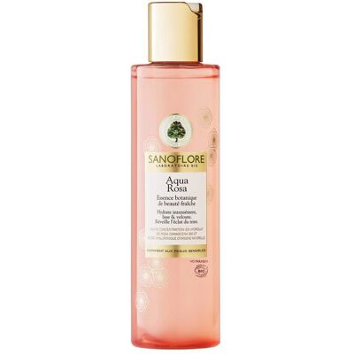 Sanoflore Aqua Rosa Gesichtsspray - Bio-Rosenhydrolat, Feuchtigkeitsboost Sanoflore Aqua Rosa Gesichtsspray - Bio-Rosenhydrolat, Feuchtigkeitsboost