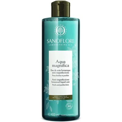 Sanoflore Aqua Magnifica Tonique Purifiant Bio - Type de peau - Publicité Sanoflore Aqua Magnifica Tonique Purifiant Bio - Type de peau - Publicité