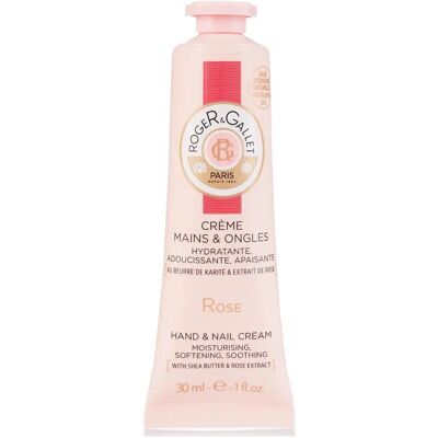 Crème à la Rose Roger&Gallet - Mains & Ongles - 30 ml - Publicité Crème à la Rose Roger&Gallet - Mains & Ongles - 30 ml - Publicité