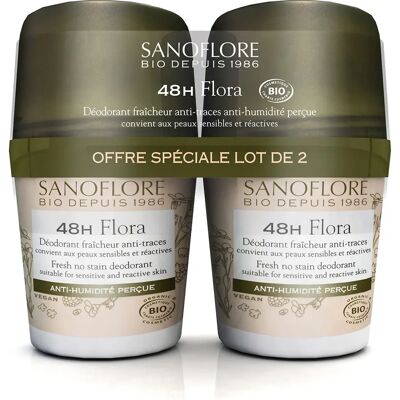 Sanoflore 48H Flora Deodorant Vegan Bio - Deodorant Sanoflore 48H Flora Deodorant Vegan Bio - Deodorant