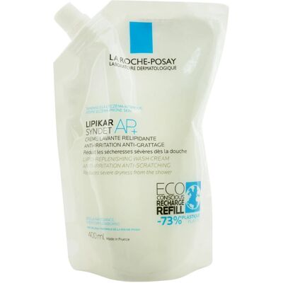 La Roche Posay Lipikar Syndet AP + nawilżający krem do mycia - Uzupełnienie (400ml) La Roche Posay Lipikar Syndet AP + nawilżający krem do mycia - Uzupełnienie (400ml)