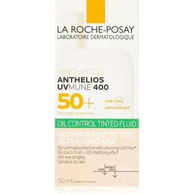 La Roche Posay Anthelios UV-mune 400 Öl Kontroll Tönende Fluid SPF50+ (50ml) La Roche Posay Anthelios UV-mune 400 Öl Kontroll Tönende Fluid SPF50+ (50ml)