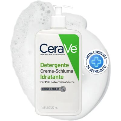 CeraVe Feuchtigkeitsspendende Schaumreinigungscreme - Normale Haut CeraVe Feuchtigkeitsspendende Schaumreinigungscreme - Normale Haut