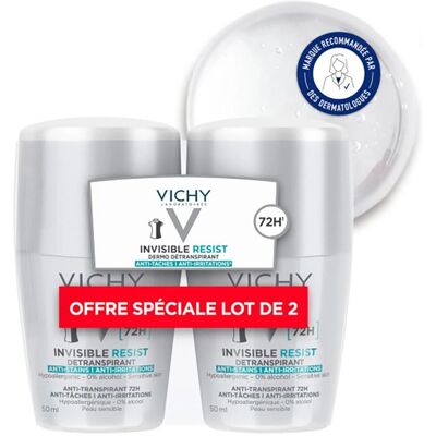 Vichy Deodorant Inexistent Rezist 72H Roll-On Set de 2 x 50 ml Vichy Deodorant Inexistent Rezist 72H Roll-On Set de 2 x 50 ml
