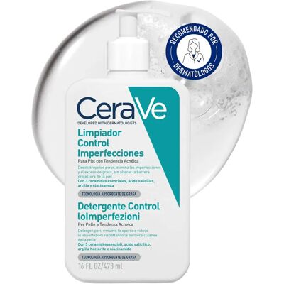 Cerave Epätäydellisyyskontrollipuhdistus 473 ml - Kasvopuhdistin Cerave Epätäydellisyyskontrollipuhdistus 473 ml - Kasvopuhdistin
