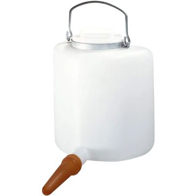 Ukal - 6L semi-circulaire - Calf bottle with nipple bucket - Publicité Ukal - 6L semi-circulaire - Calf bottle with nipple bucket - Publicité