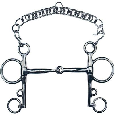 Feeling - Pelham 125 - Stainless - 125 mm - Horse bit Feeling - Pelham 125 - Stainless - 125 mm - Horse bit