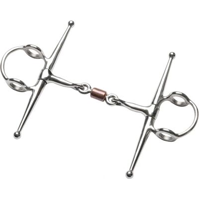 FEELING - Fullcheek Gag Bit - Roller - 135 mm - Horse Bit FEELING - Fullcheek Gag Bit - Roller - 135 mm - Horse Bit
