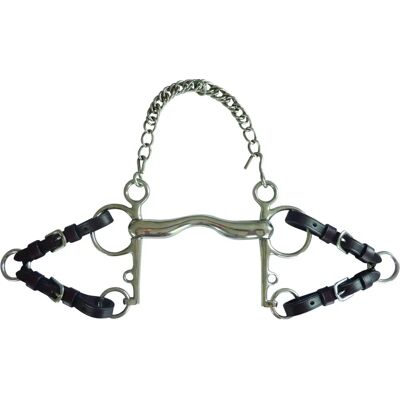 Bridon Pelham Equestrian Castanhonorton - Anneaux Centraux, Boucles en Acier Inoxydable - Publicité Bridon Pelham Equestrian Castanhonorton - Anneaux Centraux, Boucles en Acier Inoxydable - Publicité