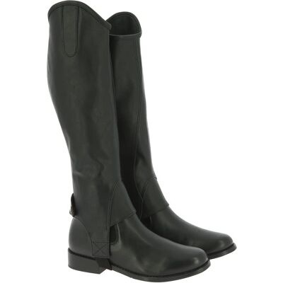 Symantec NORTON Legg Chaps - Schwarz - Stretch Grain - Reiten Symantec NORTON Legg Chaps - Schwarz - Stretch Grain - Reiten