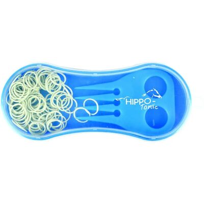 HIPPOTONIC Multibørste Mit Aufbewahrung Für Gummisnoddar & Kamm - Haarbürste HIPPOTONIC Multibørste Mit Aufbewahrung Für Gummisnoddar & Kamm - Haarbürste