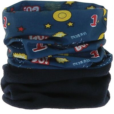 Equikids EQUI-KIDS Navy Fleece-Jersey Halswärmer - Bandana Equikids EQUI-KIDS Navy Fleece-Jersey Halswärmer - Bandana