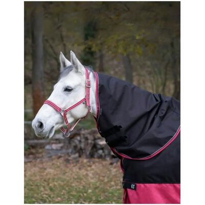 Equitheme Tyrex 1200 D Wasserdicht Pferdehalsschutz - Schwarz Equitheme Tyrex 1200 D Wasserdicht Pferdehalsschutz - Schwarz