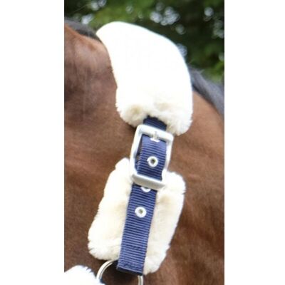 Equitheme Teddy Reithalfter - Dreischichtig, synthetisches Schaffell - Für empfindliche Haut Equitheme Teddy Reithalfter - Dreischichtig, synthetisches Schaffell - Für empfindliche Haut