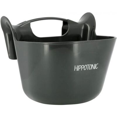 Hippo-Tonic 704203002 13,5L Tragbarer Futtertrog mit Haken - Schwarz Hippo-Tonic 704203002 13,5L Tragbarer Futtertrog mit Haken - Schwarz
