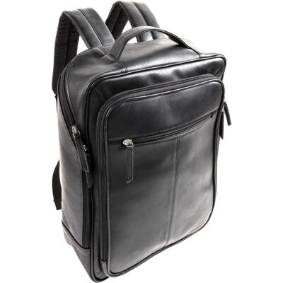 Sac à dos en cuir Quo Vadis 246758Q - Casual noir - Publicité Sac à dos en cuir Quo Vadis 246758Q - Casual noir - Publicité