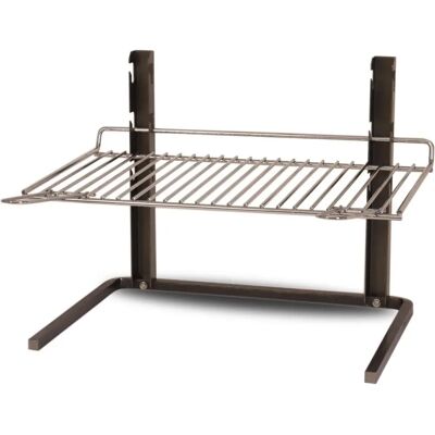 Ensemble de Grill Le Marquier - Support en acier ajustable 50x36cm - Publicité Ensemble de Grill Le Marquier - Support en acier ajustable 50x36cm - Publicité