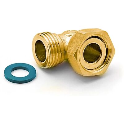 Connettore gas LeMarquier - Angolo di 90° per linea di gas - Compatto Connettore gas LeMarquier - Angolo di 90° per linea di gas - Compatto
