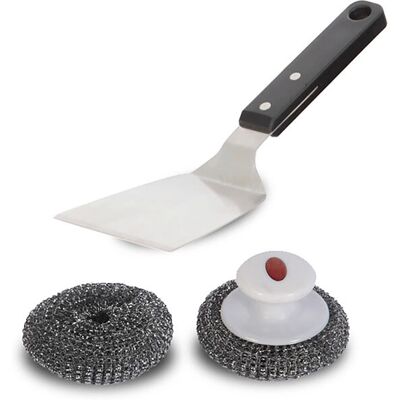 Le Marquier AGR96 Set di Spatole da Cucina - Kit di Pulizia in Acciaio Inox Le Marquier AGR96 Set di Spatole da Cucina - Kit di Pulizia in Acciaio Inox