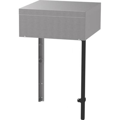 Le Marquier - Modulo angolare in acciaio inox per cucina esterna - 58x58cm Le Marquier - Modulo angolare in acciaio inox per cucina esterna - 58x58cm