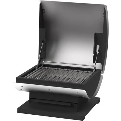 Le Marquier Griglia compatta francese a carbone - Barbecue, acciaio inox e acciaio Le Marquier Griglia compatta francese a carbone - Barbecue, acciaio inox e acciaio