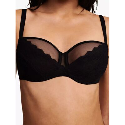 Chantelle 36FF Floral Touch Vollschalen-BH - Schwarz Chantelle 36FF Floral Touch Vollschalen-BH - Schwarz