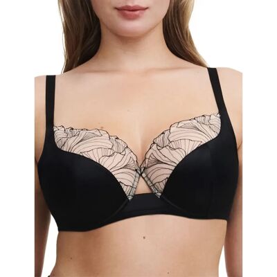 Chantelle Women’s Tattoo Love Covering Full Cup Bra - Black Chantelle Women’s Tattoo Love Covering Full Cup Bra - Black