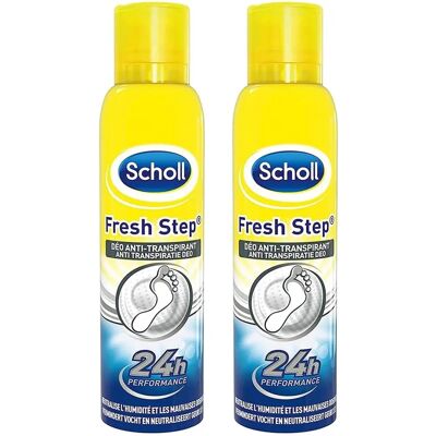 Déodorant spray pour pieds Scholl - Spray déodorant - Publicité Déodorant spray pour pieds Scholl - Spray déodorant - Publicité