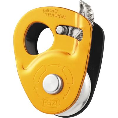 Acessório de escalada Petzl P53 - Polia Micro Traxion - Amarelo Acessório de escalada Petzl P53 - Polia Micro Traxion - Amarelo