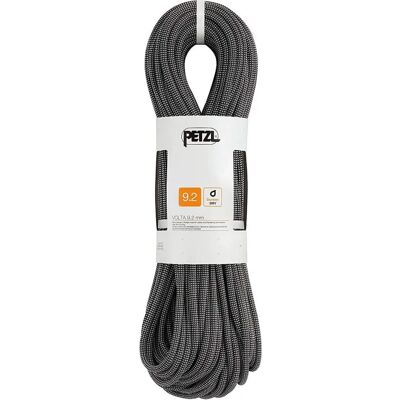 Petzl Kletterseil - 9,2mm, Schwarz, 50m - Vielseitig Petzl Kletterseil - 9,2mm, Schwarz, 50m - Vielseitig