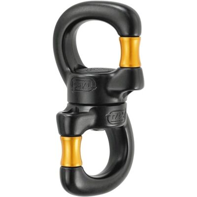 Petzl Girador Rotativo - Modelo Aberto, Amarelo/Preto - Equipamento de Escalada e Resgate Petzl Girador Rotativo - Modelo Aberto, Amarelo/Preto - Equipamento de Escalada e Resgate