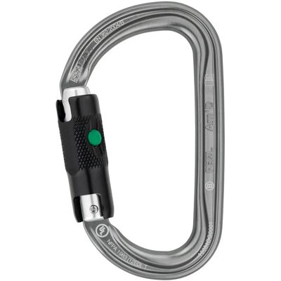 Petzl Am’D Twist-Lock Karabiner - D-vorm Aluminium - Grijs Petzl Am’D Twist-Lock Karabiner - D-vorm Aluminium - Grijs