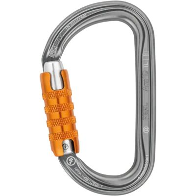 Petzl Am'd D-formad låsbar karbin - Lätt, för säkring och utrustning Petzl Am'd D-formad låsbar karbin - Lätt, för säkring och utrustning