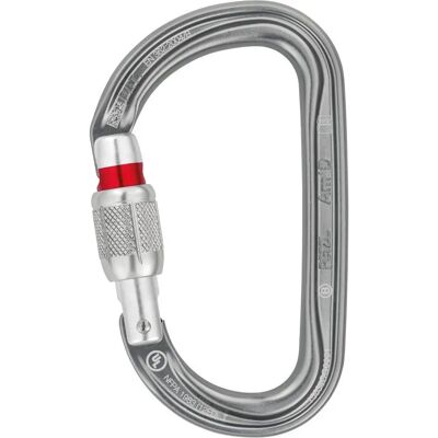 Petzl Am'd Mosquetão em forma de D - Alumínio, Cinza, Fecho de rosca Petzl Am'd Mosquetão em forma de D - Alumínio, Cinza, Fecho de rosca