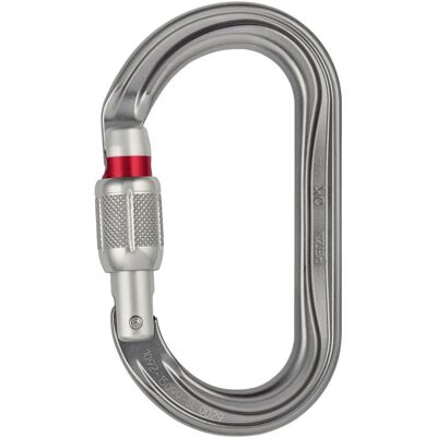 Petzl M33A SL Mousqueton gris à verrouillage D en aluminium - 70g - Publicité Petzl M33A SL Mousqueton gris à verrouillage D en aluminium - 70g - Publicité