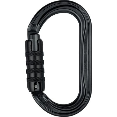 Petzl Petzl Ok Oval Alloy Mosquetão - Triact-Lock - Preto - Equipamento de Escalada Petzl Petzl Ok Oval Alloy Mosquetão - Triact-Lock - Preto - Equipamento de Escalada