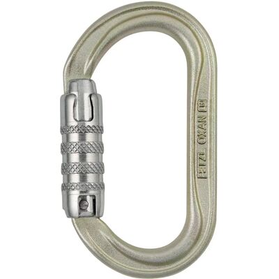 Mosquetão de aço Petzl Triact-Lock - Oval, 22mm, EN 362 Mosquetão de aço Petzl Triact-Lock - Oval, 22mm, EN 362