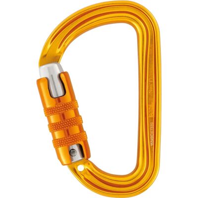 Petzl M39A Moschettone da Arrampicata Giallo a Forma di D - Moschettone da Arrampicata Petzl M39A Moschettone da Arrampicata Giallo a Forma di D - Moschettone da Arrampicata