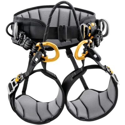 Harnais de Sécurité Petzl Sequoia - Ceinture Arboriste, Jaune/Noir - CE EN 358 Harnais de Sécurité Petzl Sequoia - Ceinture Arboriste, Jaune/Noir - CE EN 358