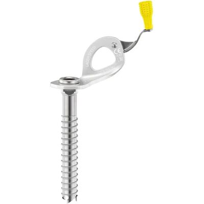 Vite da ghiaccio Petzl - 13 cm Acciaio, Grigio, Efficienza Vite da ghiaccio Petzl - 13 cm Acciaio, Grigio, Efficienza