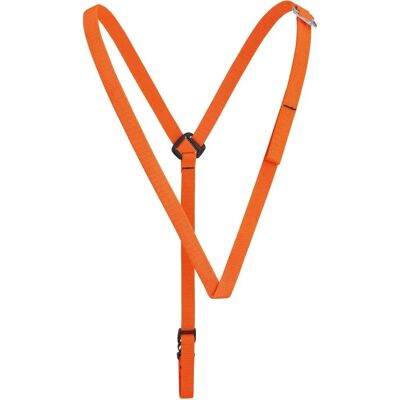 Petzl Torse Orange Harnais d'Escalade Ajustable - Publicité Petzl Torse Orange Harnais d'Escalade Ajustable - Publicité