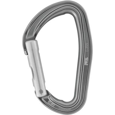 Petzl Djinn Droit - Mousqueton - Gris - 24mm - Léger - Système de verrouillage - Publicité Petzl Djinn Droit - Mousqueton - Gris - 24mm - Léger - Système de verrouillage - Publicité