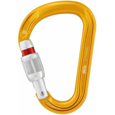 Moschettone Giallo Petzl Attache - Attrezzatura da arrampicata Moschettone Giallo Petzl Attache - Attrezzatura da arrampicata