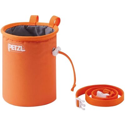 Petzl Bandi Sac à craie Orange Ergonomique - Sac à craie - Publicité Petzl Bandi Sac à craie Orange Ergonomique - Sac à craie - Publicité