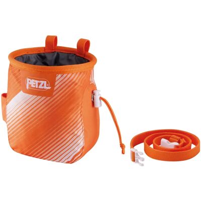 Petzl Saka - Orange - Taille unique - Sac à craie - Publicité Petzl Saka - Orange - Taille unique - Sac à craie - Publicité