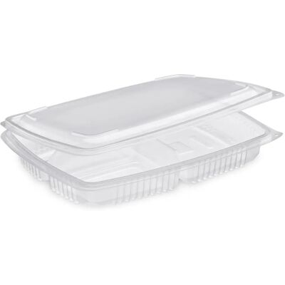 CSJ EMBALLAGES - 20 vassoi microonde - 3 scomparti - 1380 ml CSJ EMBALLAGES - 20 vassoi microonde - 3 scomparti - 1380 ml